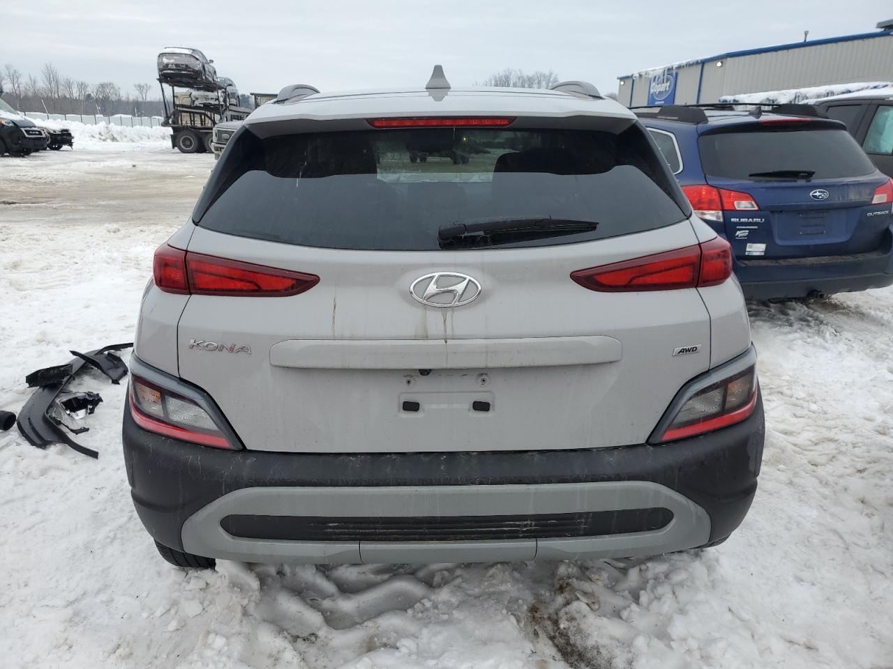 2023 Hyundai Kona VIN KM8K3CAB0PU025173 Copart auction photo, front end damage thumbnail 6