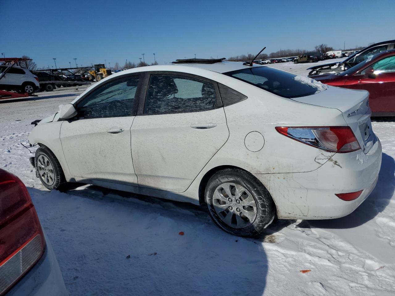 2017 Hyundai Accent VIN KMHCT4AE5HU167587 Copart auction photo, front end damage thumbnail 2