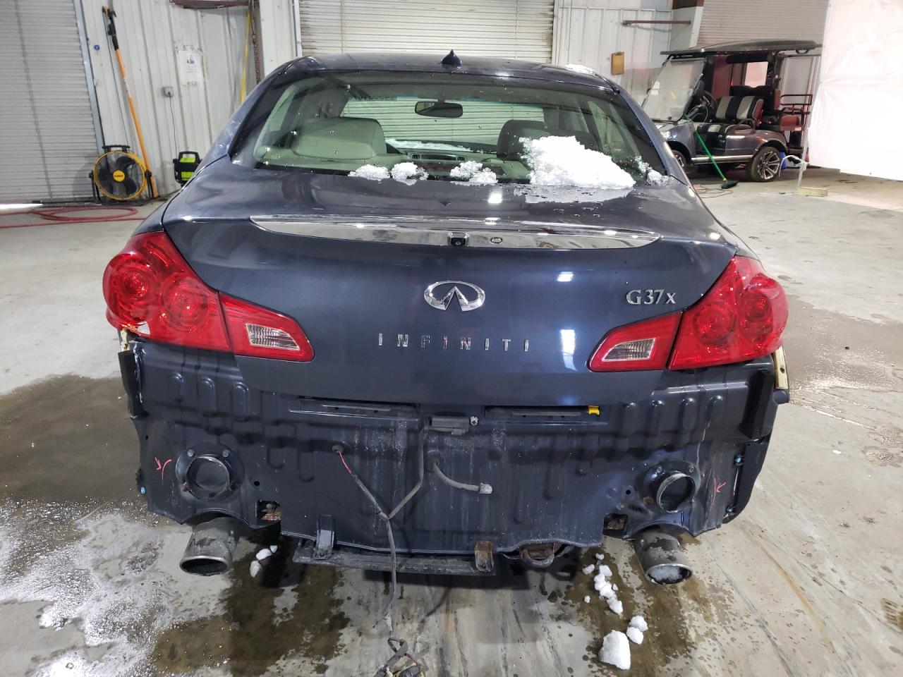 2012 Infiniti G VIN JN1CV6AR6CM976105 Copart auction photo, front end damage thumbnail 6