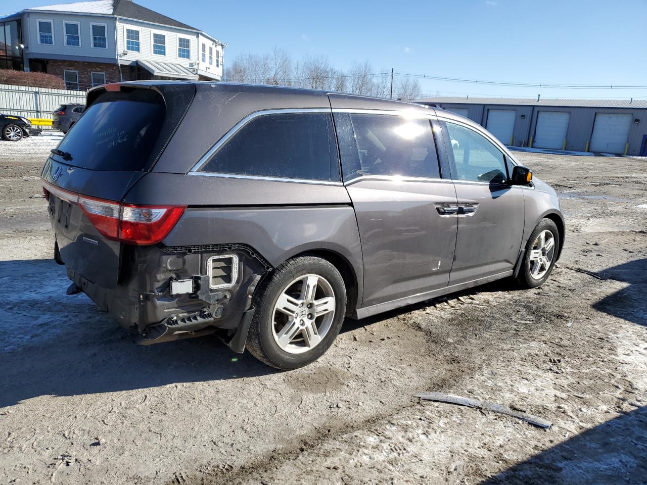 2012 Honda Odyssey VIN 5FNRL5H94CB001656 Copart auction photo, rear end damage thumbnail 3