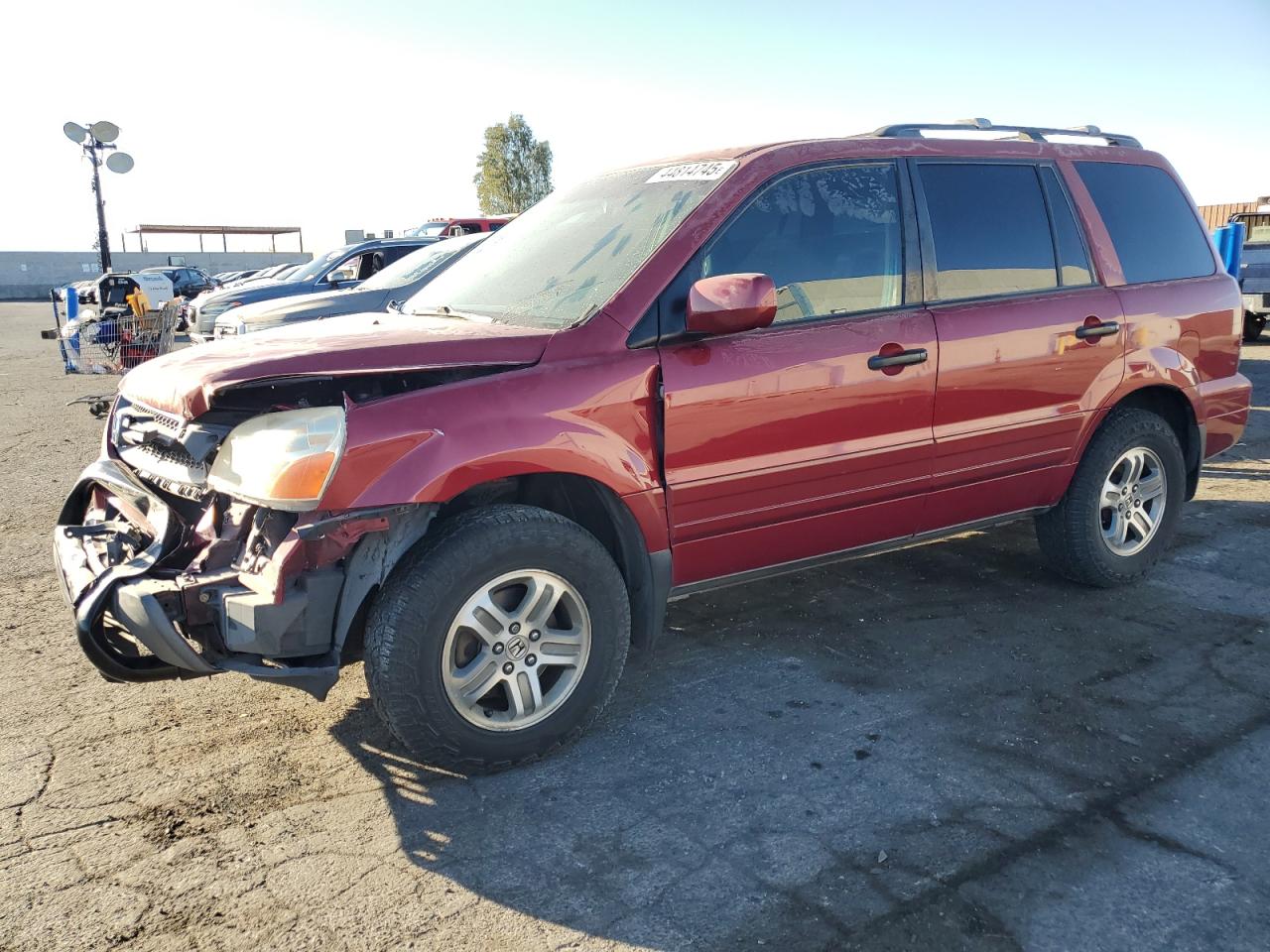 2003 Honda Pilot VIN 2HKYF18563H594043