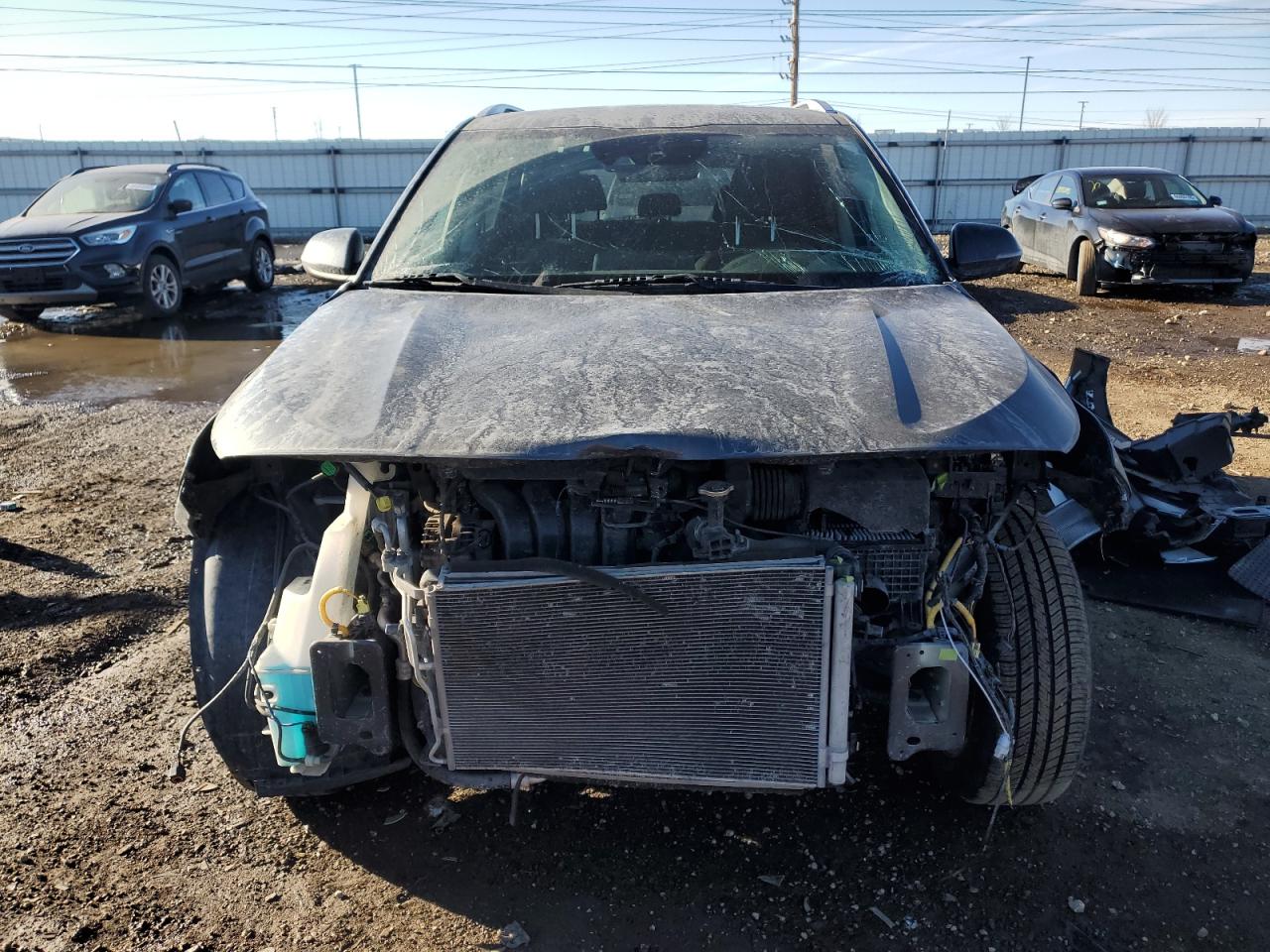 2021 KIA Seltos VIN KNDEUCAA5M7112647 Copart auction photo, front end damage thumbnail 5