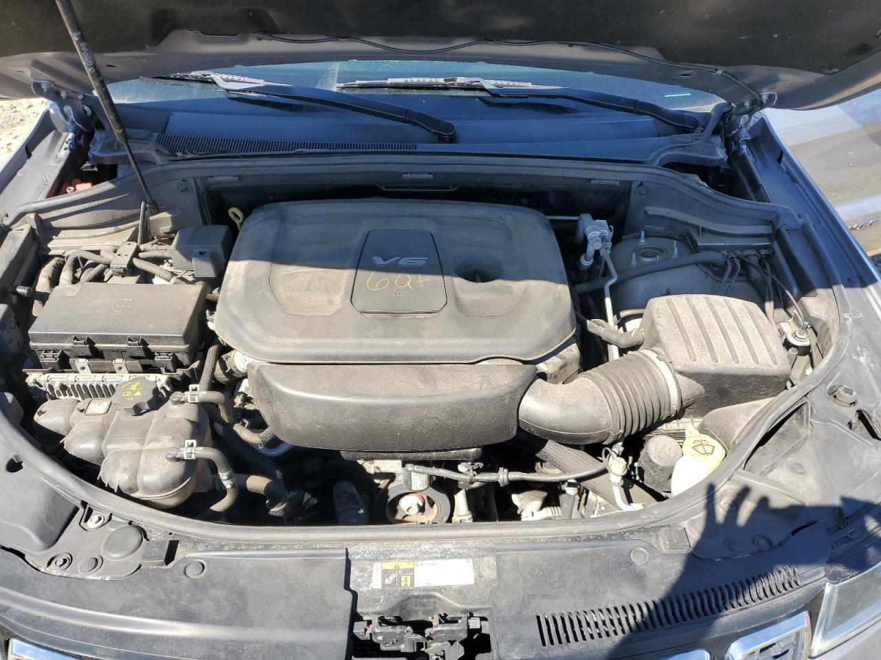 2017 Jeep Grand Cherokee VIN 1C4RJFAG1HC656897 Copart auction photo, undercarriage / rear end damage thumbnail 12