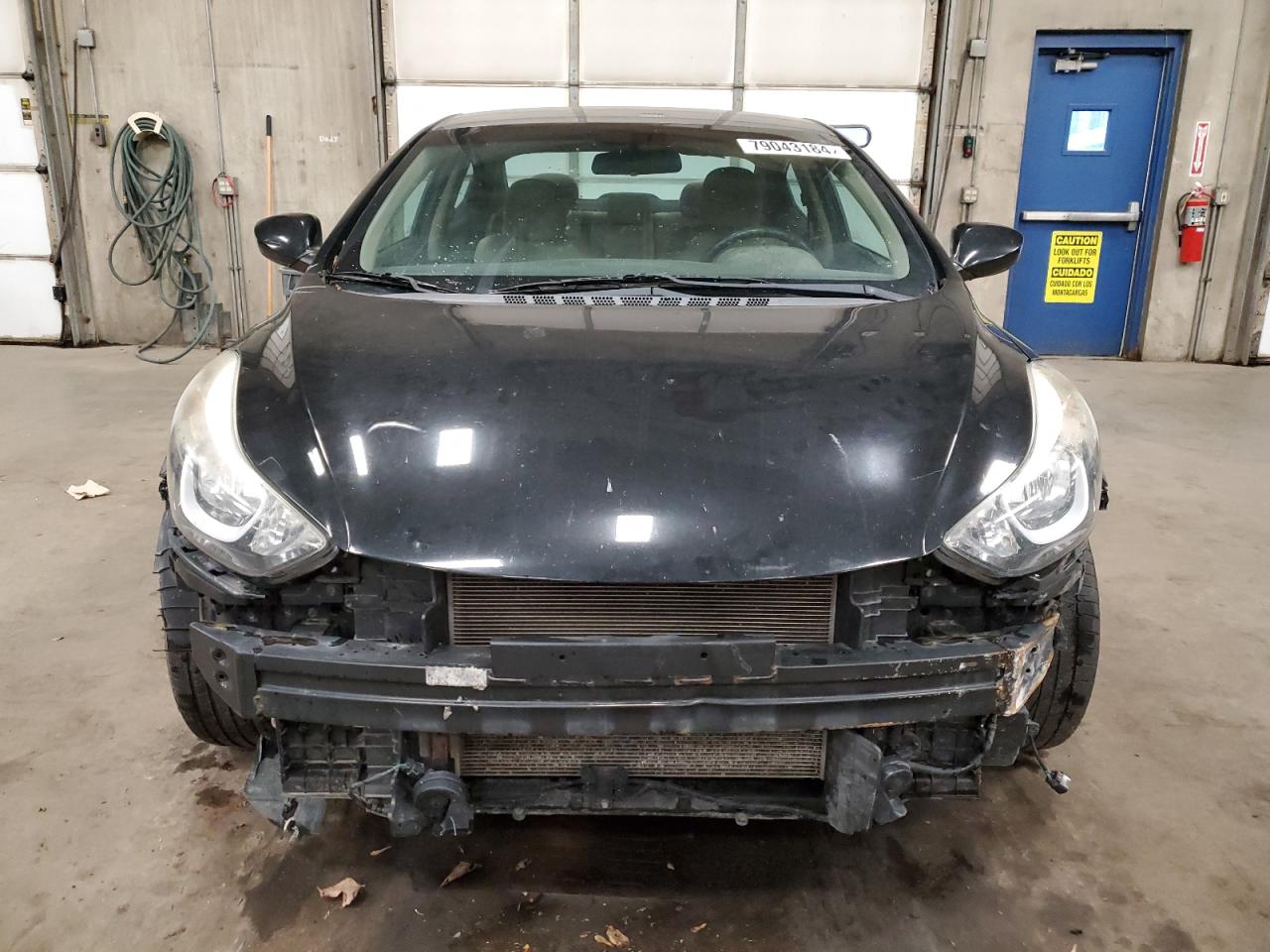2014 Hyundai Elantra VIN 5NPDH4AE2EH472531 Copart auction photo, front end / vandalism damage thumbnail 5