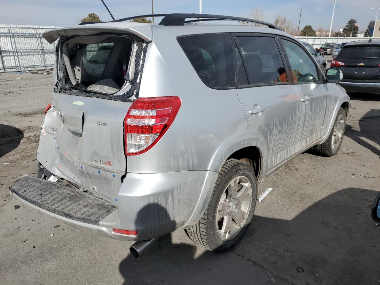 2010 Toyota RAV 4 VIN JTMRK4DV6A5098213 Copart auction photo, rear end damage thumbnail 3