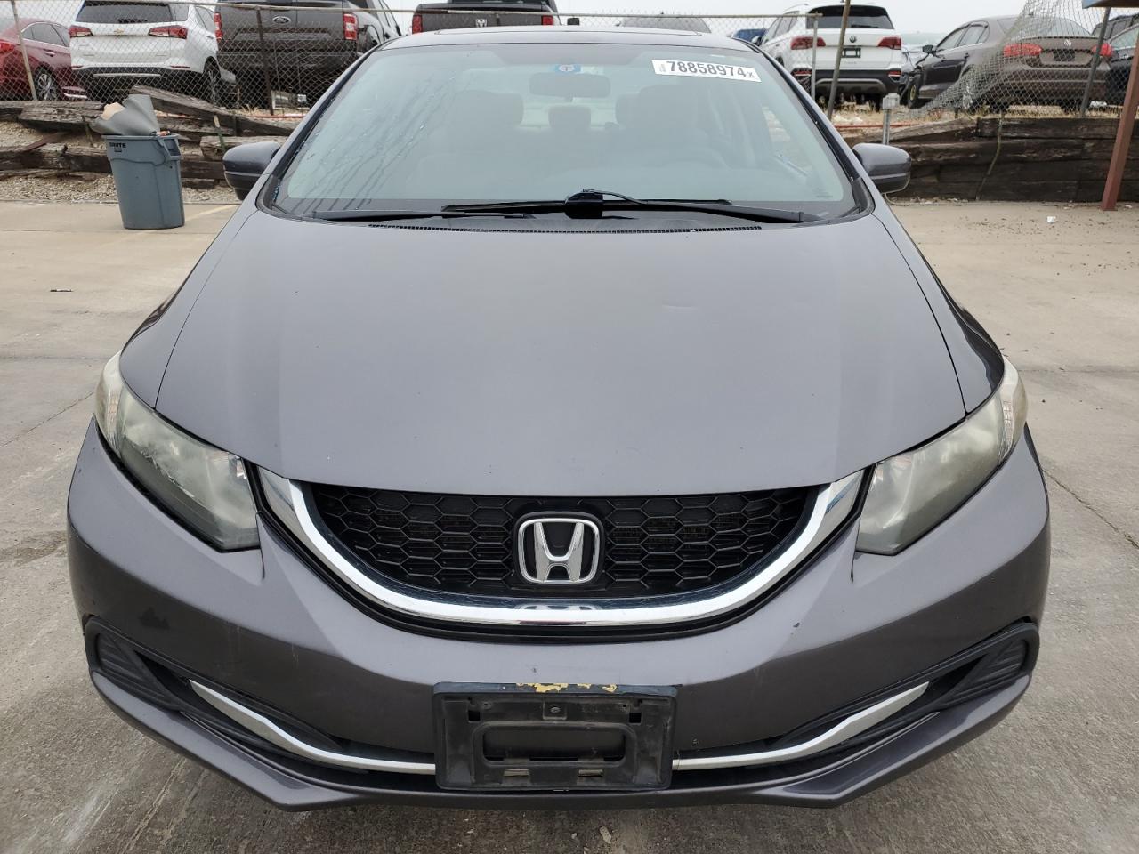 2014 Honda Civic VIN 2HGFB2F81EH558098 Copart auction photo, unknown damage thumbnail 5