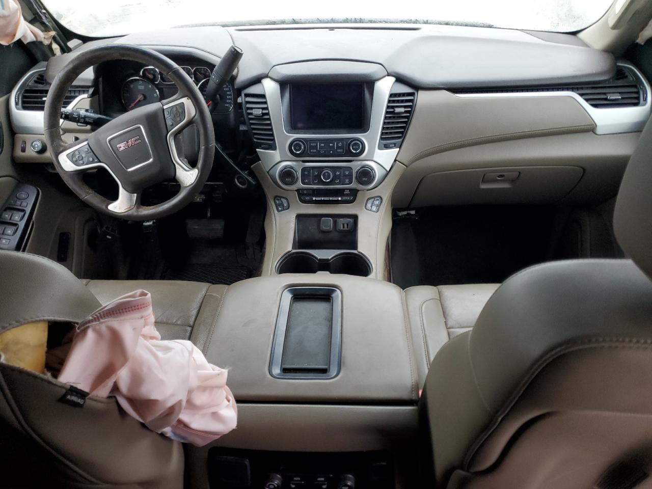 2015 Chevrolet Tahoe VIN 1GNSKCKC8FR140112 Copart auction photo, side / front end damage thumbnail 8