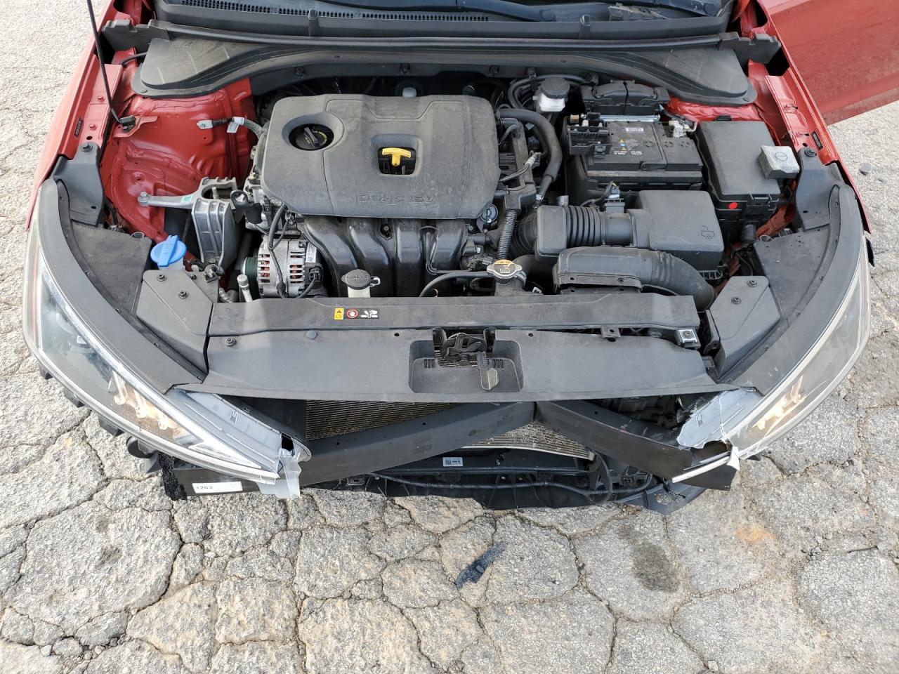 2020 Hyundai Elantra VIN 5NPD84LF0LH507294 Copart auction photo, front end / minor dent/scratches damage thumbnail 12