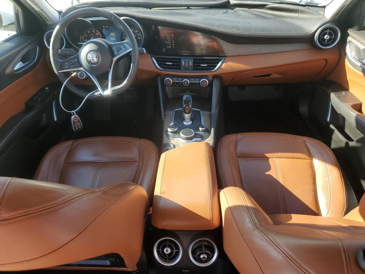 2017 Alfa Romeo Giulia VIN ZARFAECN9H7551998 Copart auction photo, front end damage thumbnail 8