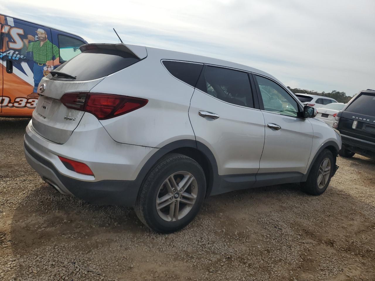 2018 Hyundai Santa Fe VIN 5XYZT3LB9JG541086 Copart auction photo, front end damage thumbnail 3