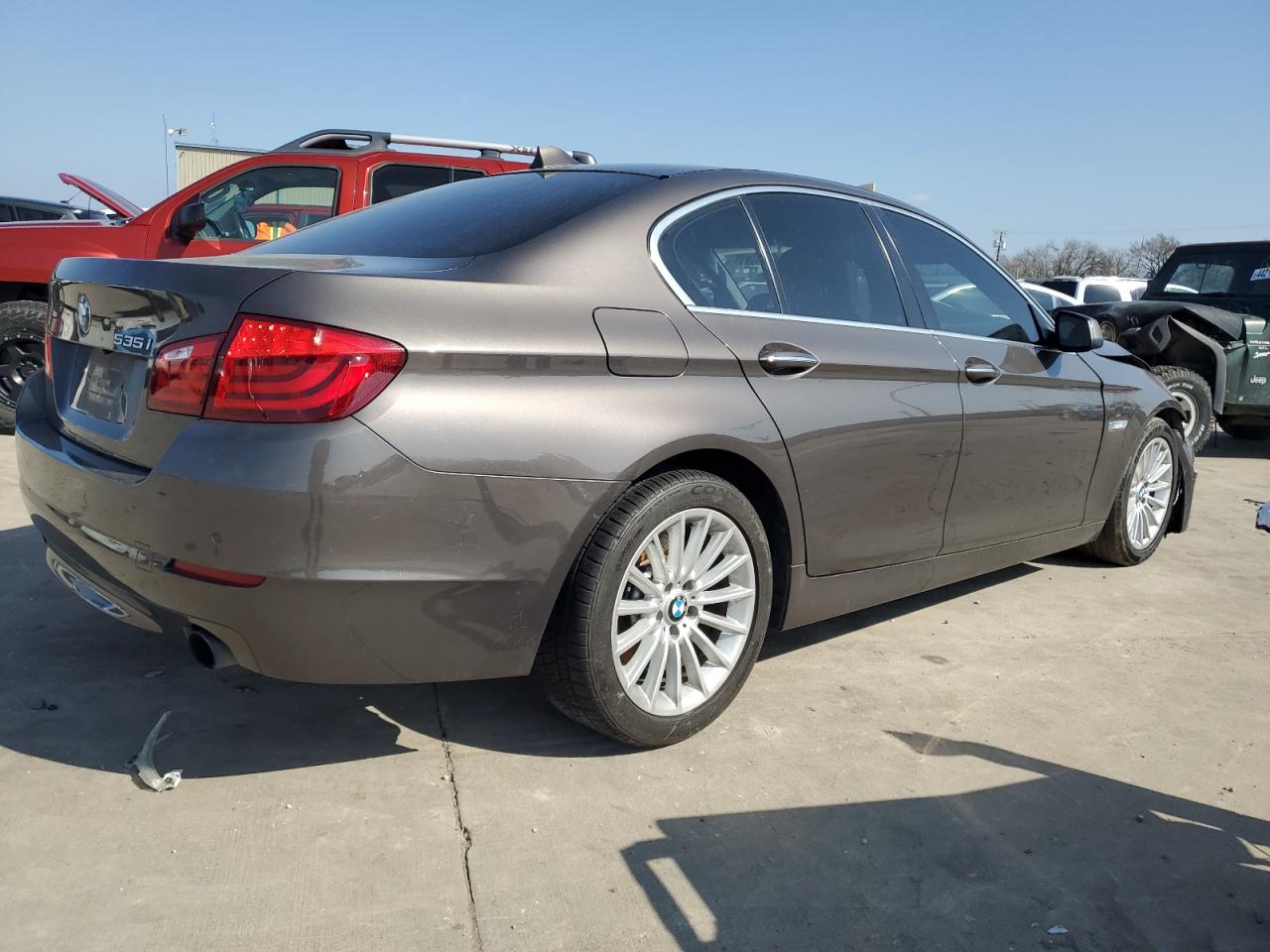 2012 BMW 5er VIN WBAFR7C50CC814942 Copart auction photo, front end damage thumbnail 3