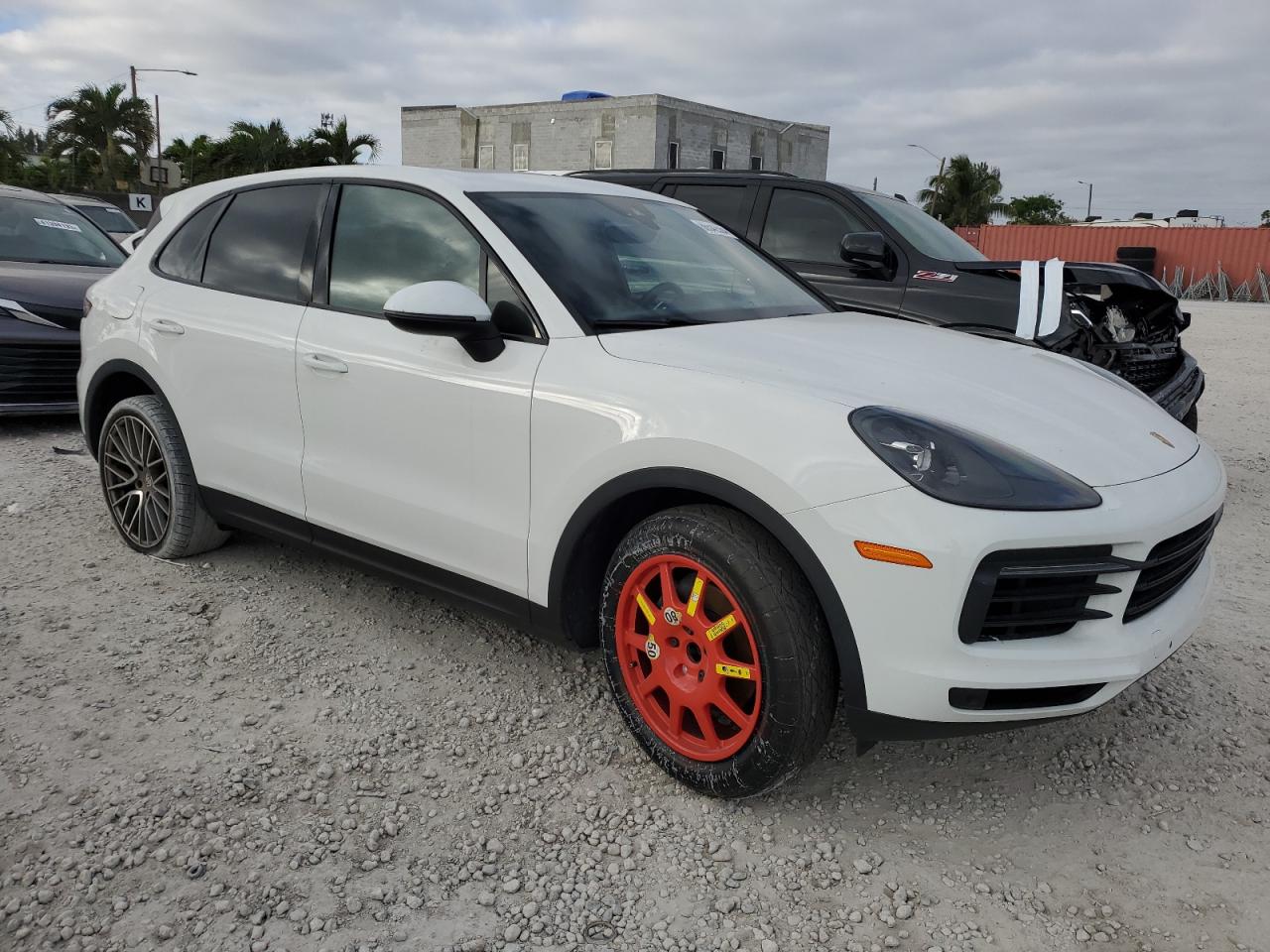 2019 Porsche Cayenne VIN WP1AA2AY8KDA04132 Copart auction photo, water/flood damage thumbnail 4