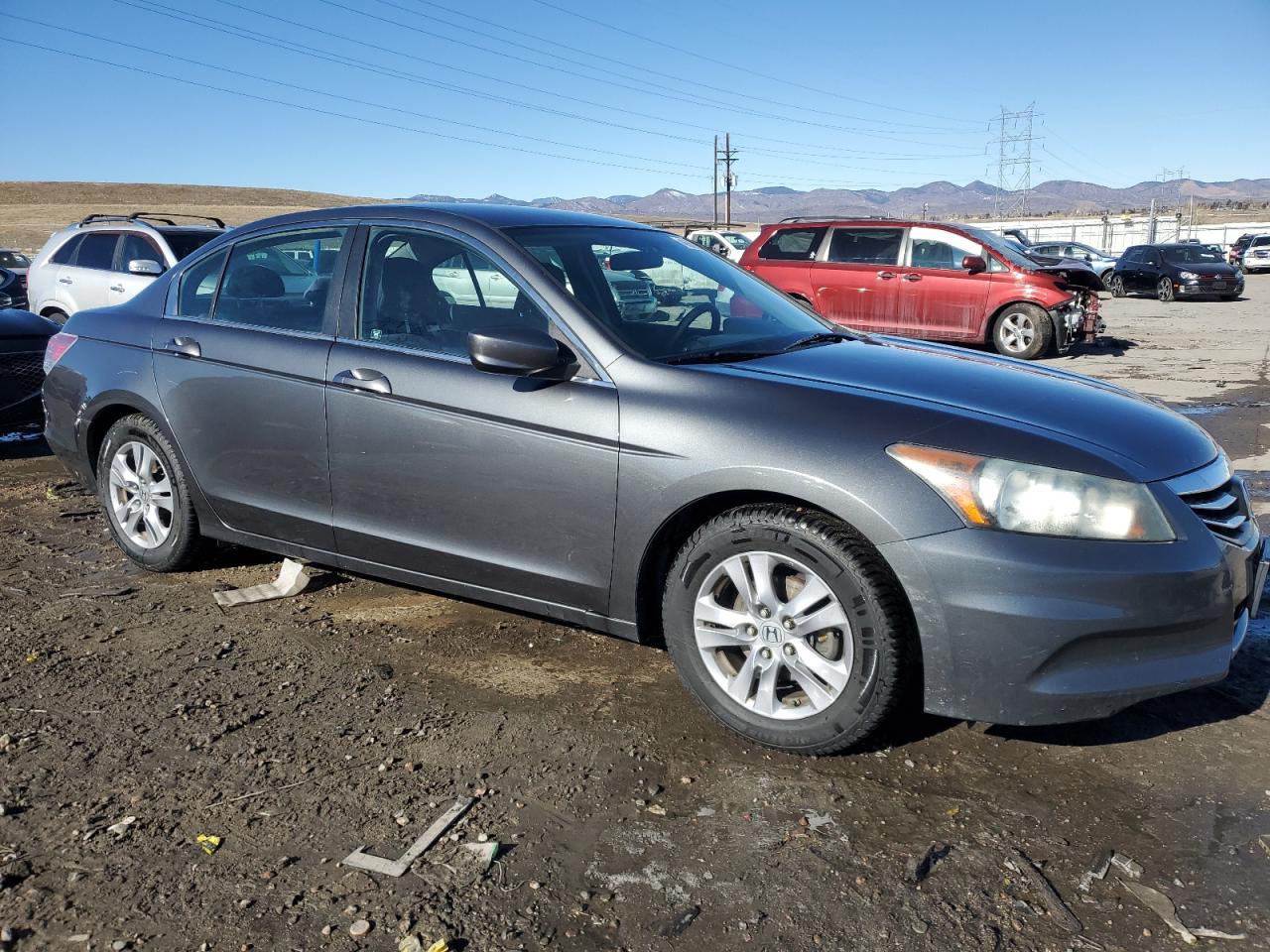 2011 Honda Accord VIN 1HGCP2F42BA083007 Copart auction photo, side / rear end damage thumbnail 4
