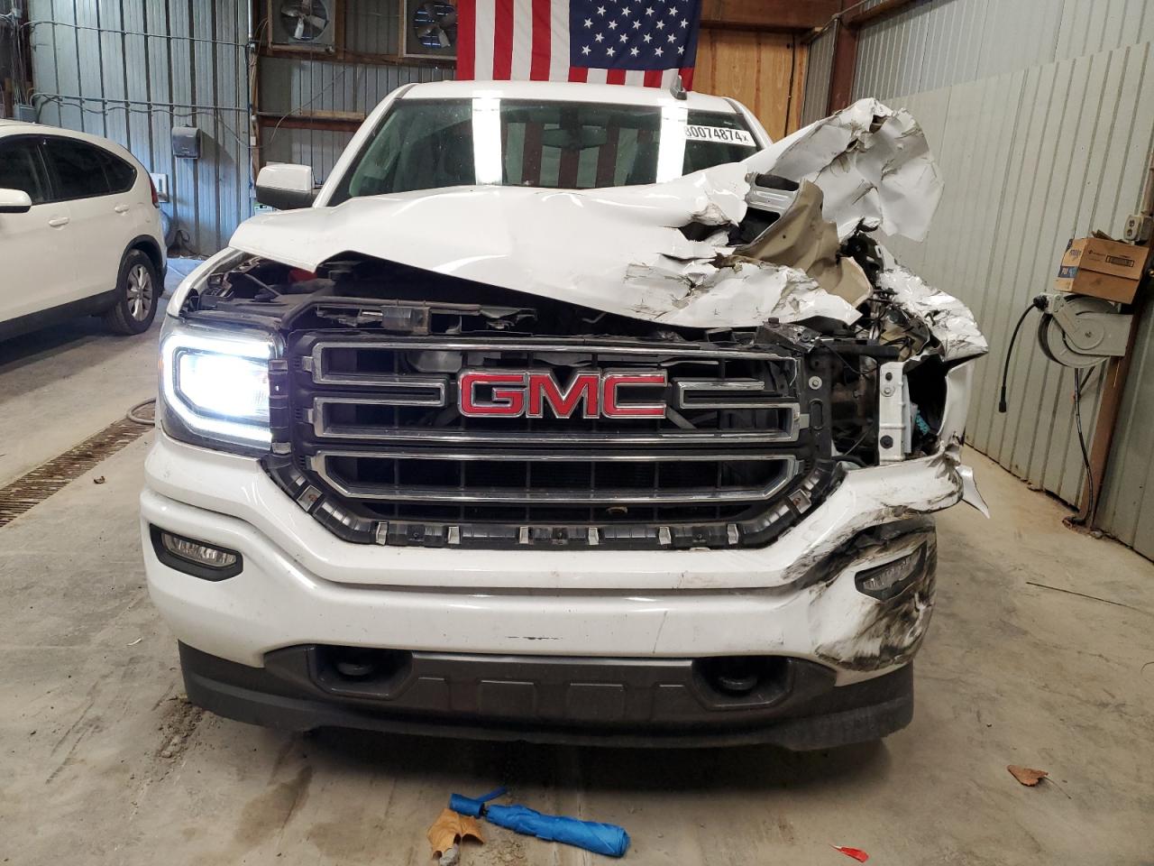 2016 GMC Sierra VIN 1GTV2LEC1GZ414897 Copart auction photo, front end damage thumbnail 5