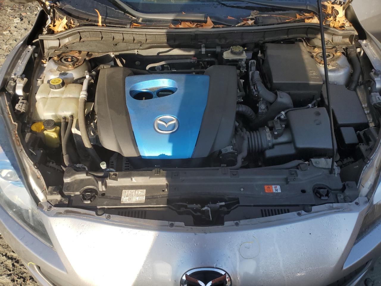 2012 Mazda 3 VIN JM1BL1W87C1557876 Copart auction photo, rear end / side damage thumbnail 11