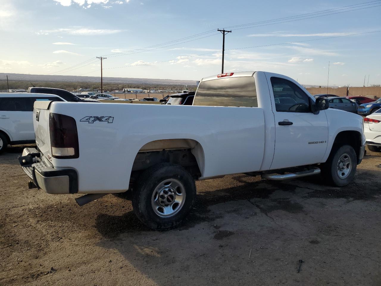 2008 GMC Sierra VIN 1GTHK24K28E115363 Copart auction photo, side / rear end damage thumbnail 3