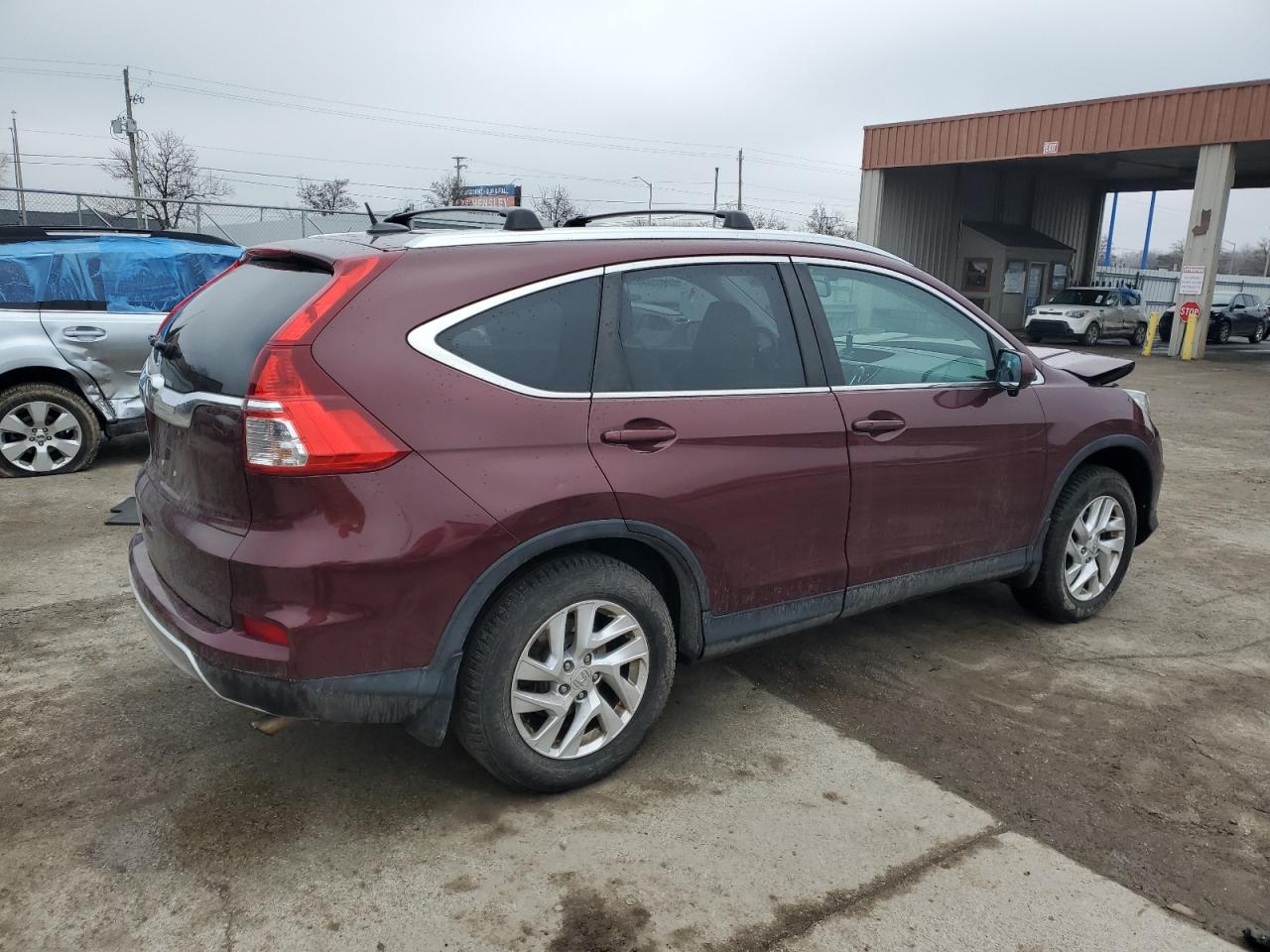 2015 Honda CR-V VIN 2HKRM3H79FH550159 Copart auction photo, front end damage thumbnail 3
