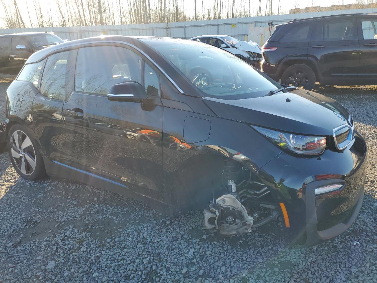 2020 BMW i3 VIN WBY8P4C08L7G07617 Copart auction photo, rear end / front end damage thumbnail 4