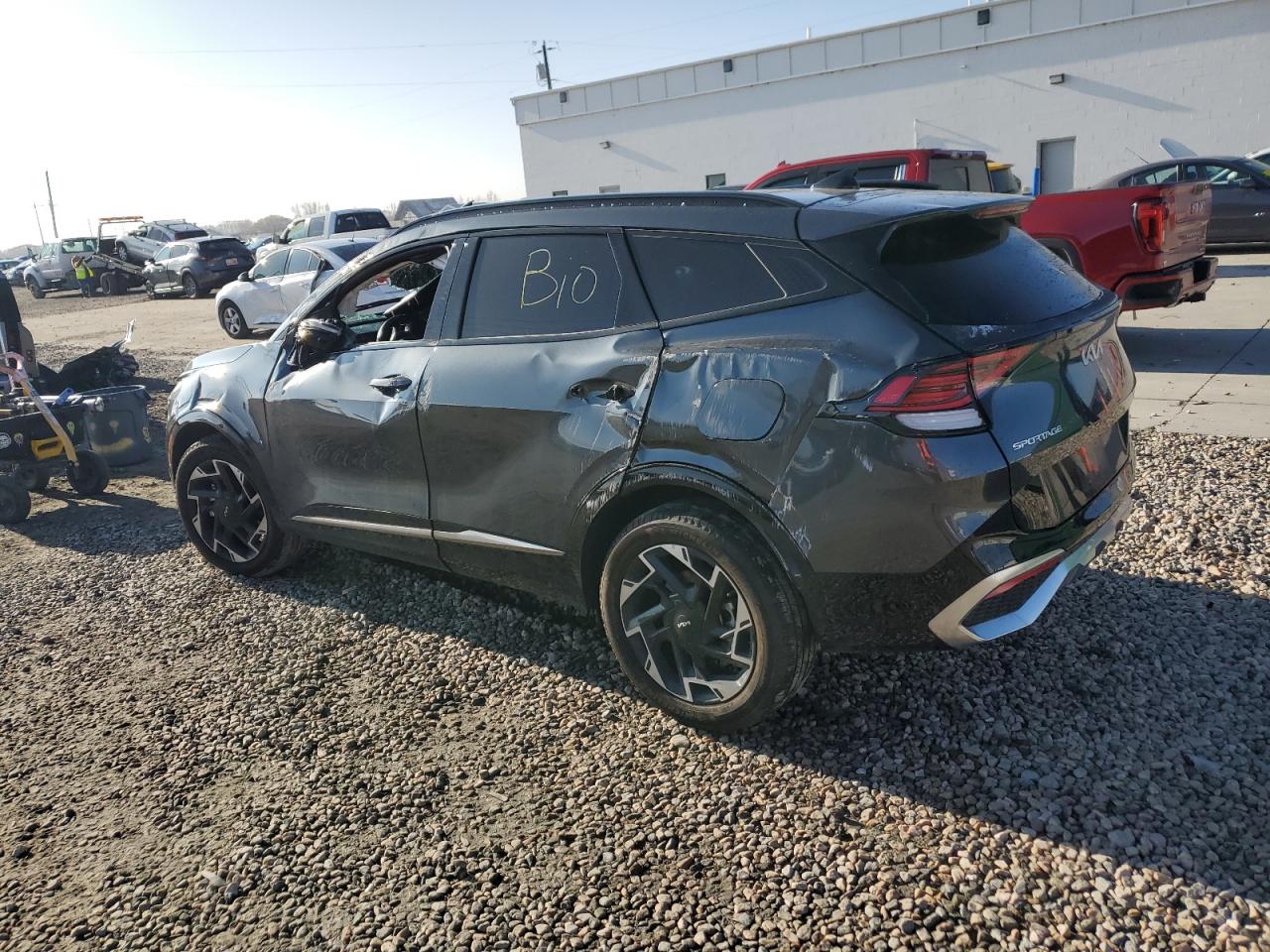 2023 KIA Sportage VIN 5XYK5CAF2PG134527 Copart auction photo, rollover damage thumbnail 2