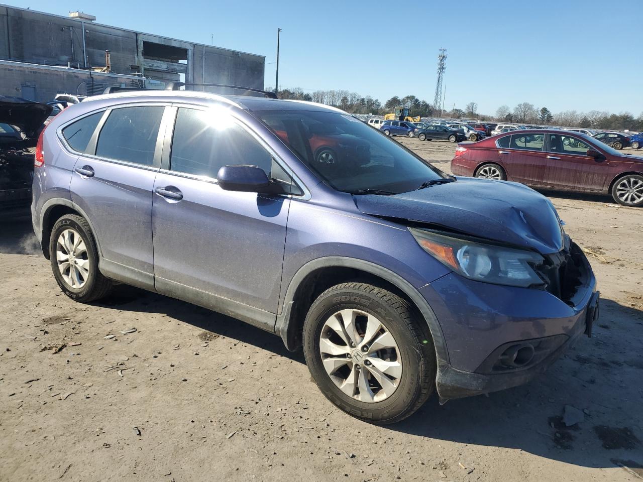 2013 Honda CR-V VIN 5J6RM4H53DL016405 Copart auction photo, front end / minor dent/scratches damage thumbnail 4