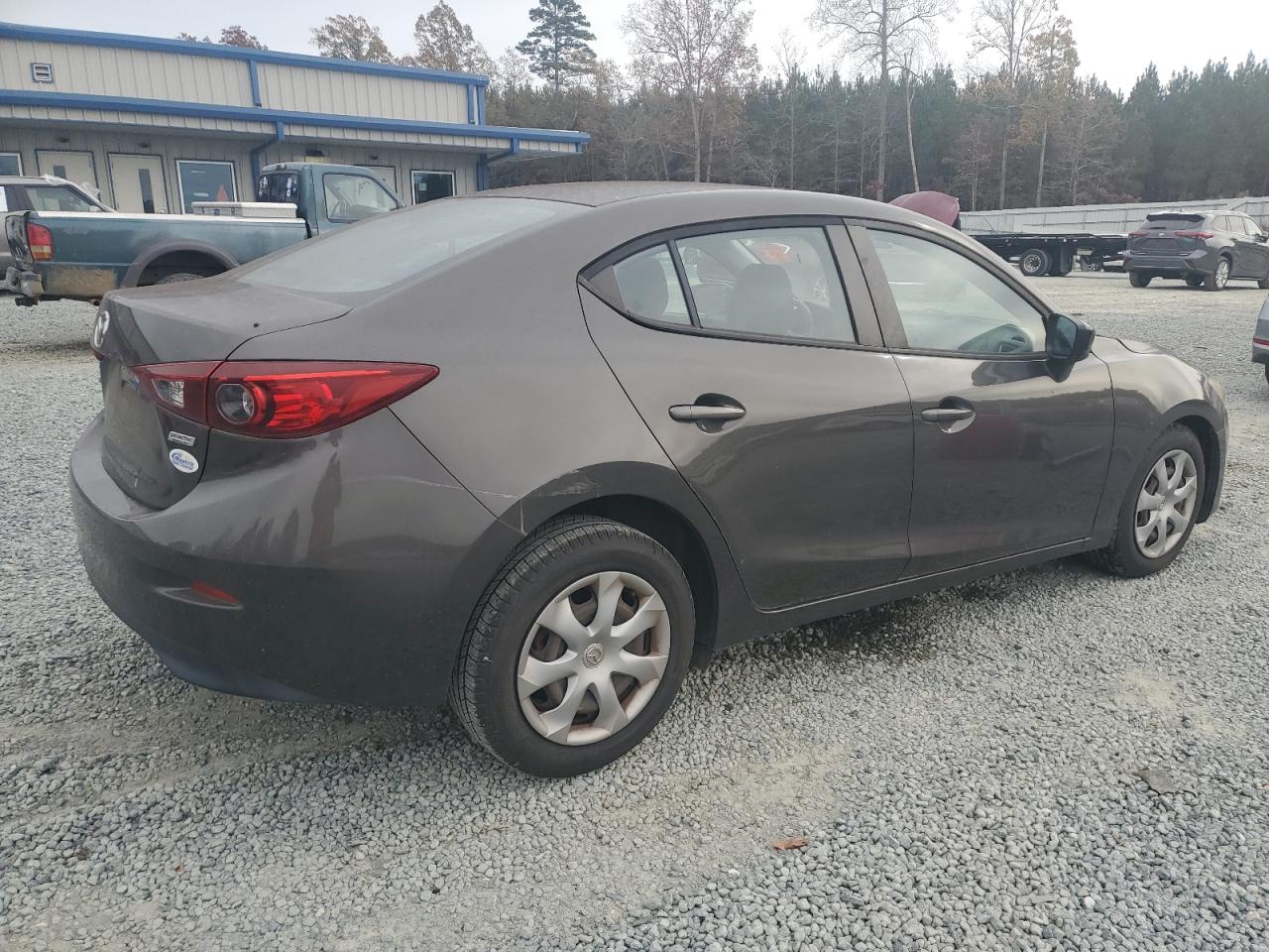 2014 Mazda 3 VIN JM1BM1T71E1132360 Copart auction photo, front end / side damage thumbnail 3