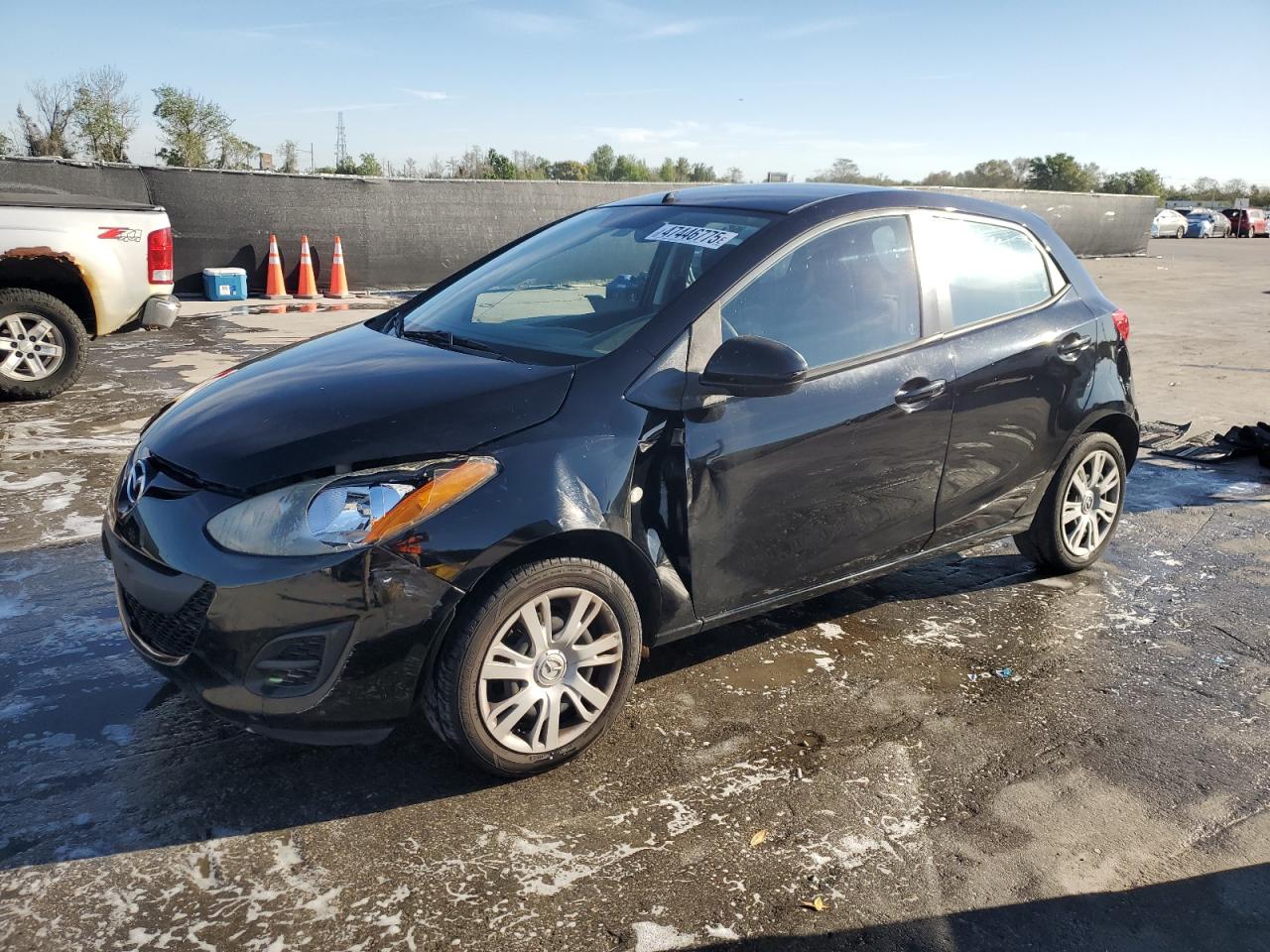 2012 Mazda 2 VIN JM1DE1KYXC0135521 - Copart auction photo