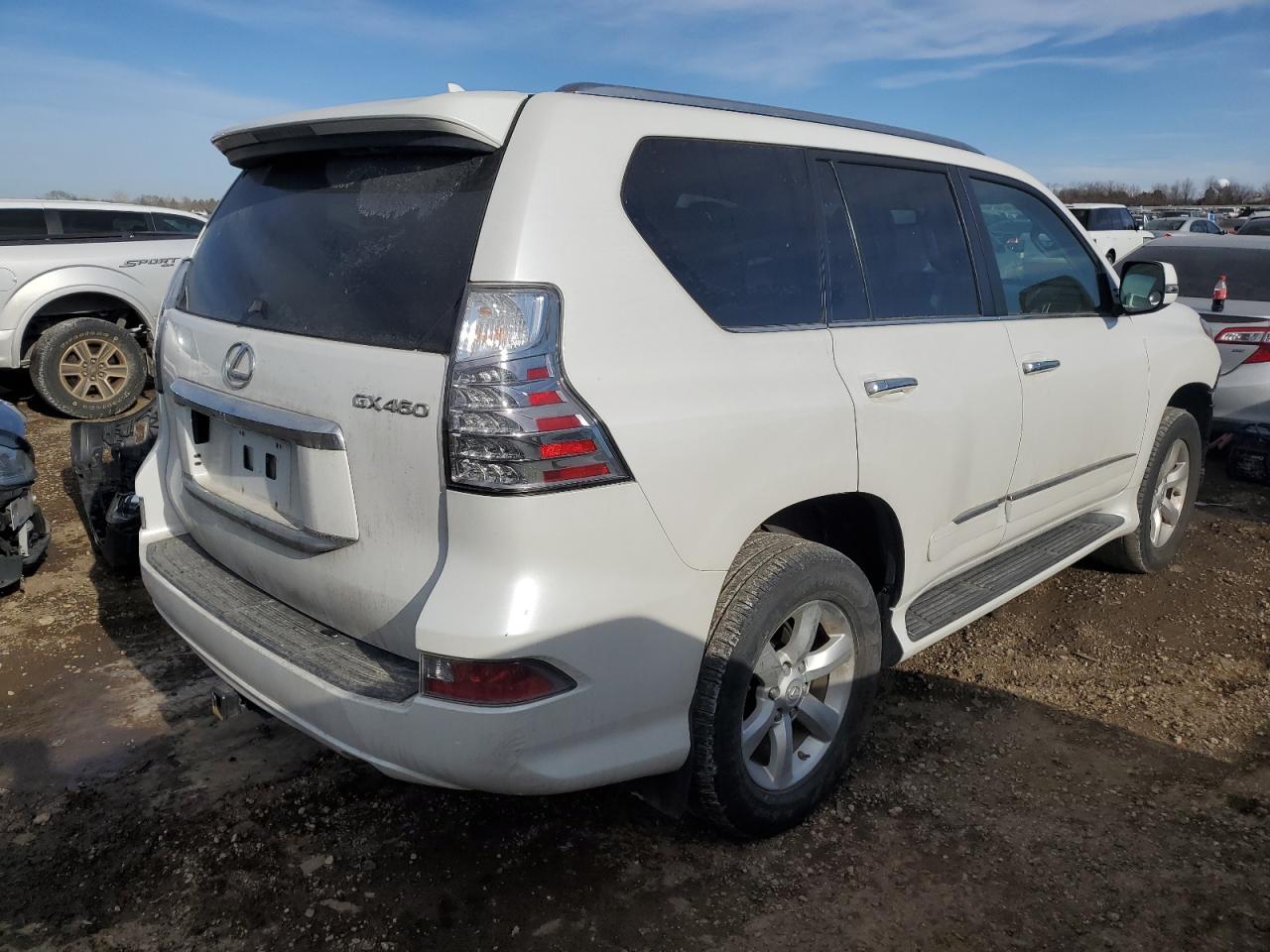 2015 Lexus GX VIN JTJBM7FX7F5091027 Copart auction photo, front end / side damage thumbnail 3