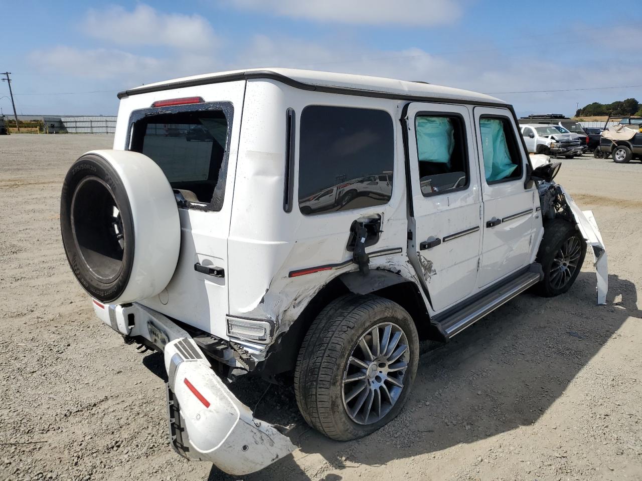 2020 Mercedes-Benz G-klasse VIN W1NYC6BJ5LX342678 Copart auction photo, all over / front end damage thumbnail 3