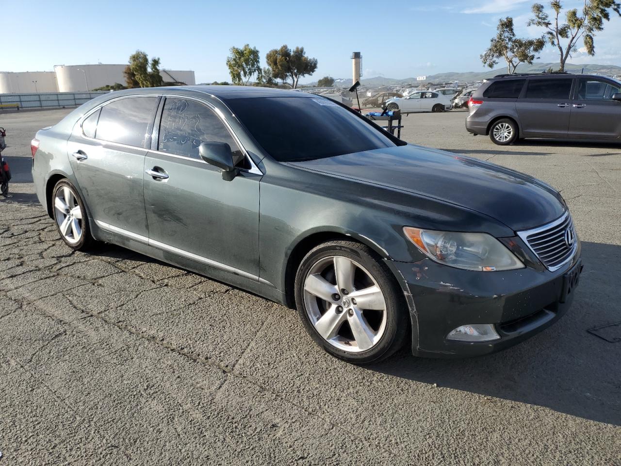 2008 Lexus LS VIN JTHGL46F885026335 Copart auction photo, front end / rear end damage thumbnail 4