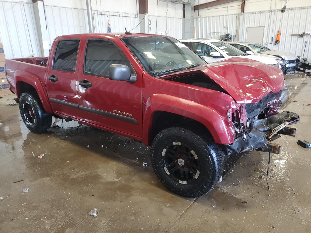 2005 GMC Canyon VIN 1GTDT136758219741 Copart auction photo, front end damage thumbnail 4