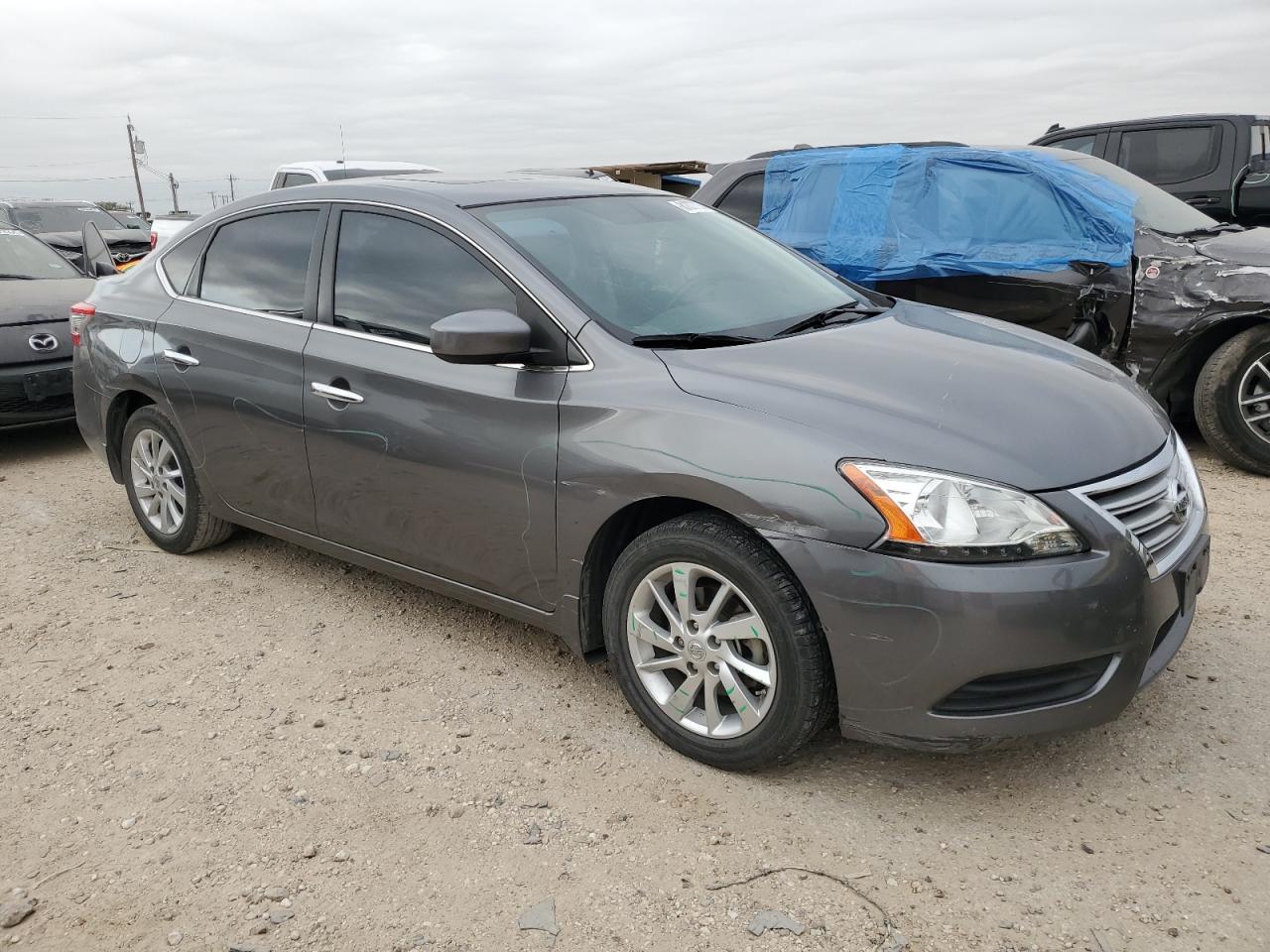 2015 Nissan Sentra VIN 3N1AB7AP2FY335958 Copart auction photo, all over damage thumbnail 4