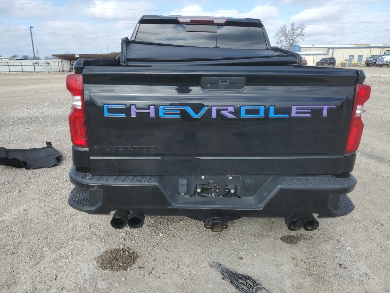 2021 Chevrolet Silverado VIN 3GCPYFELXMG152978 Copart auction photo, rear end / hail damage thumbnail 6