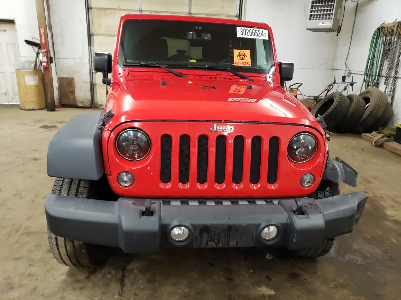 2015 Jeep Wrangler VIN 1C4BJWDG3FL508261 Copart auction photo, front end damage thumbnail 5