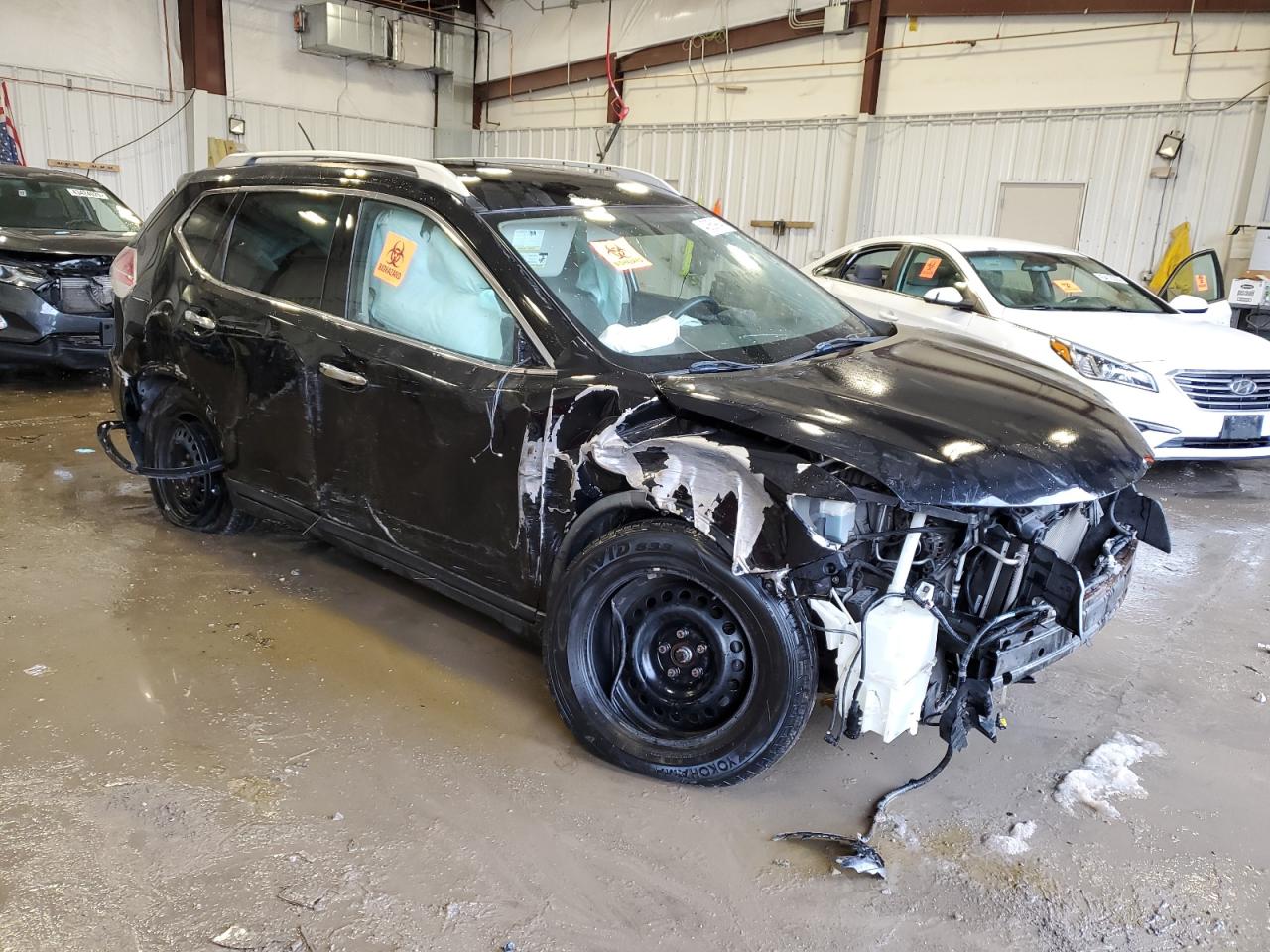 2016 Nissan Rogue VIN KNMAT2MT3GP622007 Copart auction photo, all over damage thumbnail 4