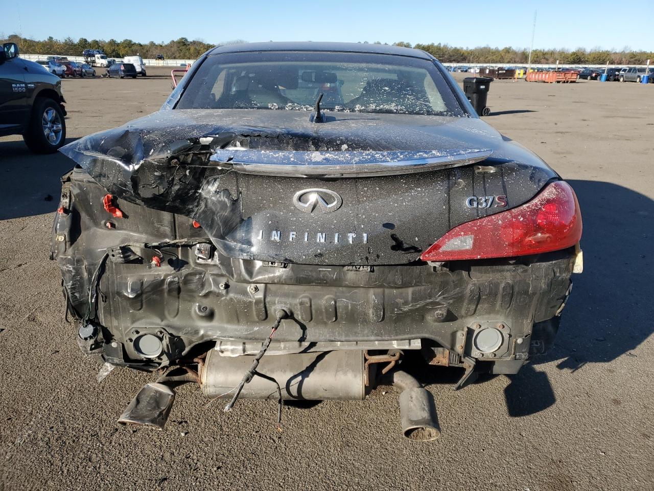 2012 Infiniti G VIN JN1CV6FE3CM201864 Copart auction photo, all over damage thumbnail 6