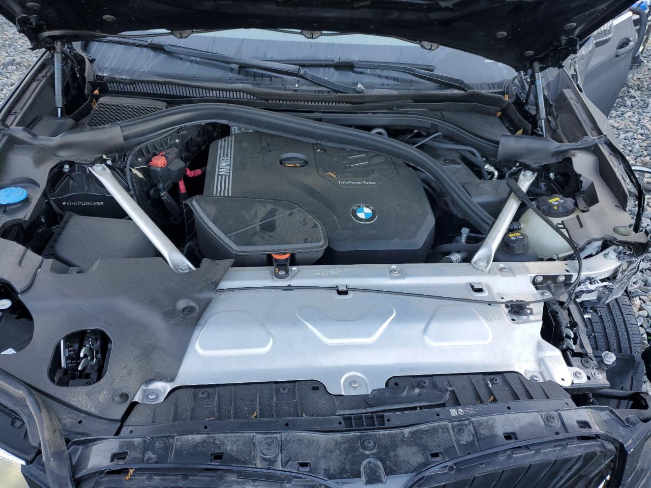 2022 BMW X3 VIN WBX47DP03NN141698 Copart auction photo, front end damage thumbnail 12