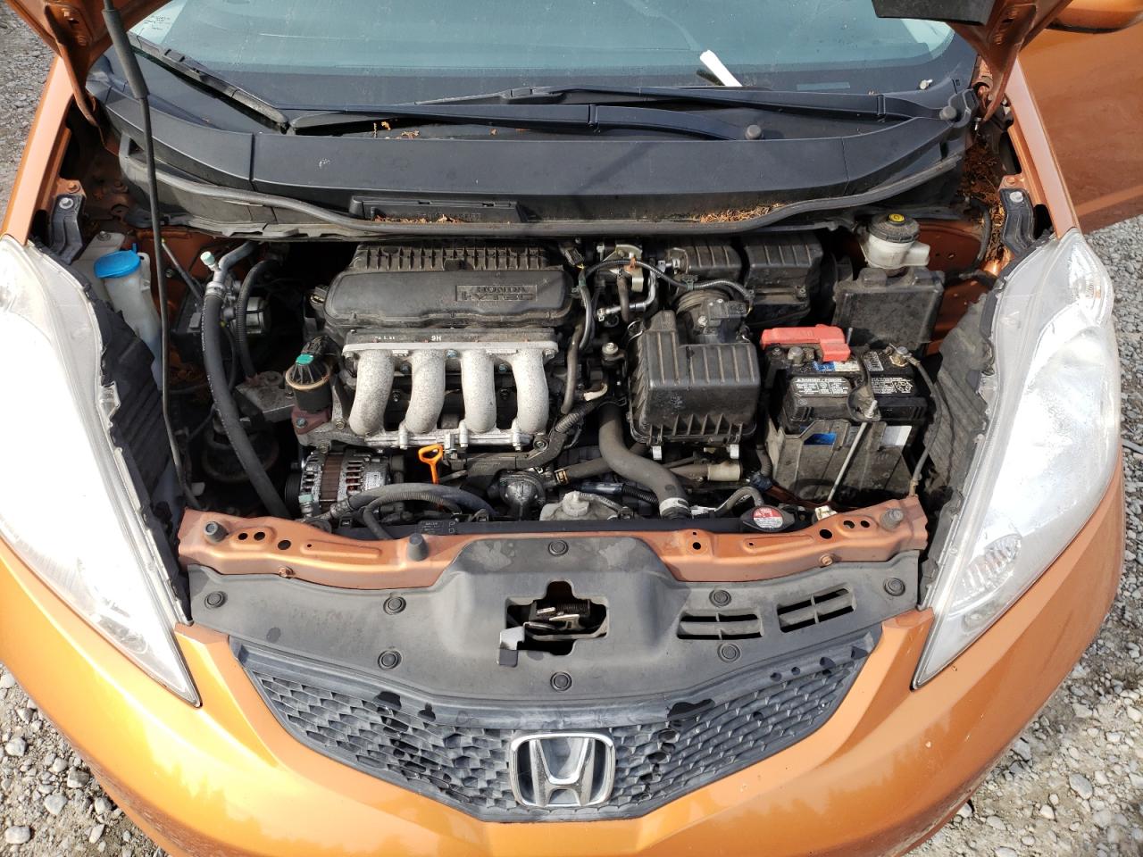 2009 Honda Fit VIN JHMGE88499S053060 Copart auction photo, rear end damage thumbnail 11