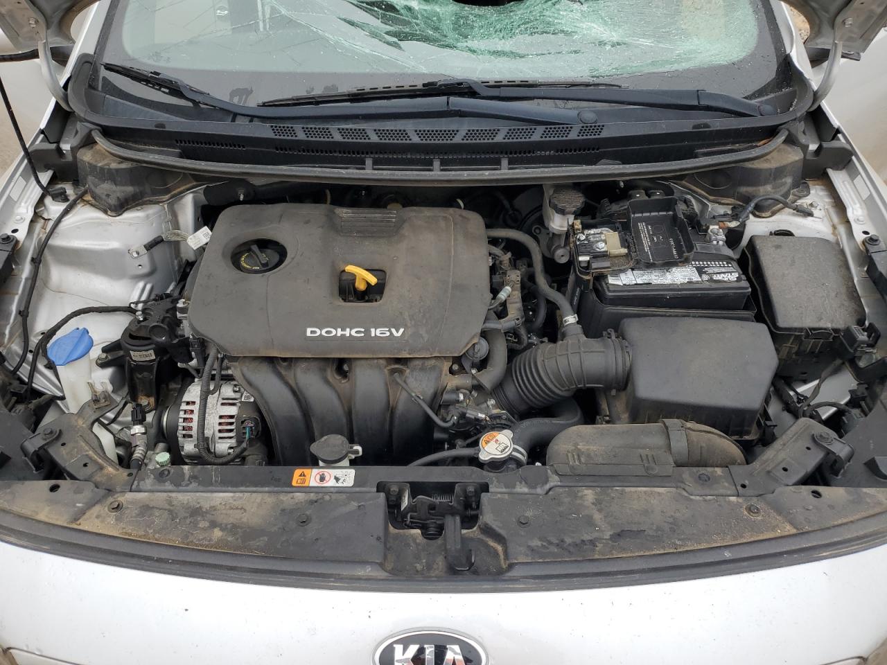2017 KIA Forte VIN 3KPFK4A74HE119017 Copart auction photo, top/roof / side damage thumbnail 12