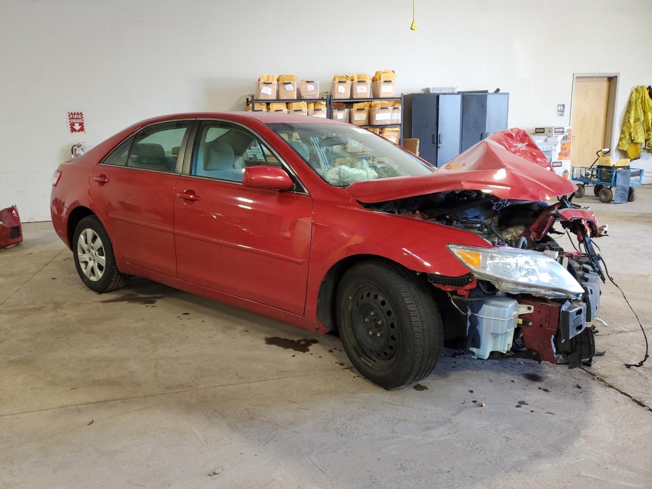 2011 Toyota Camry VIN 4T4BF3EK1BR194960 Copart auction photo, front end / rear end damage thumbnail 4