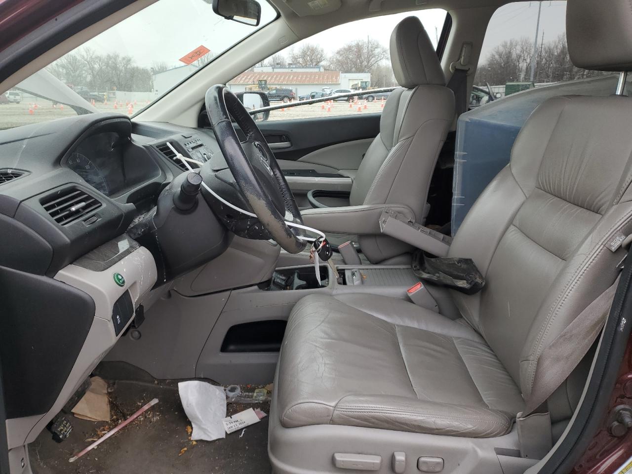 2013 Honda CR-V VIN 5J6RM4H76DL074381 Copart auction photo, side / rear end damage thumbnail 7