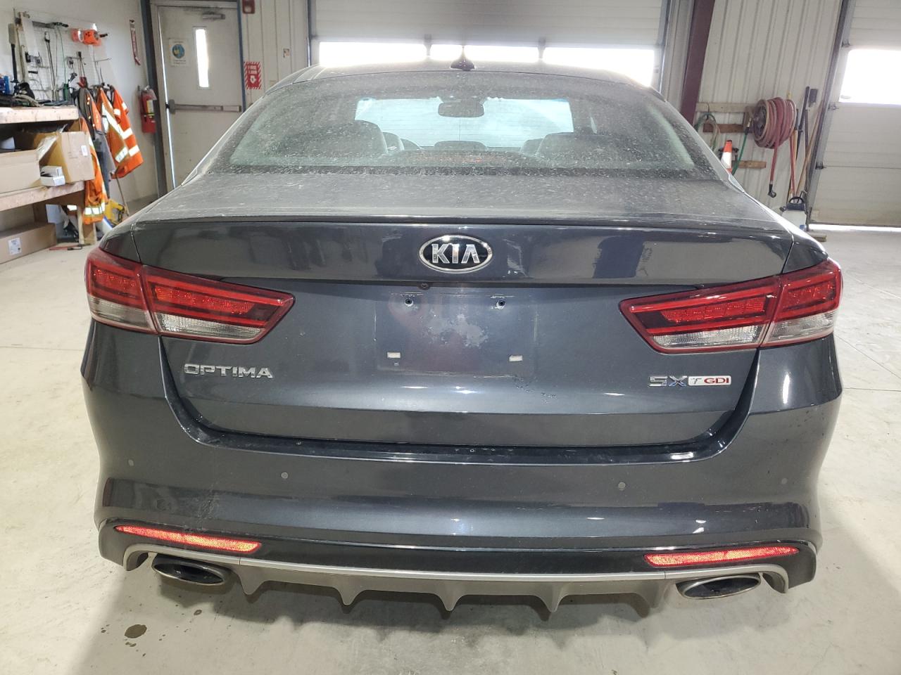 2016 KIA Optima VIN 5XXGW4L23GG082915 Copart auction photo, front end / rear end damage thumbnail 6