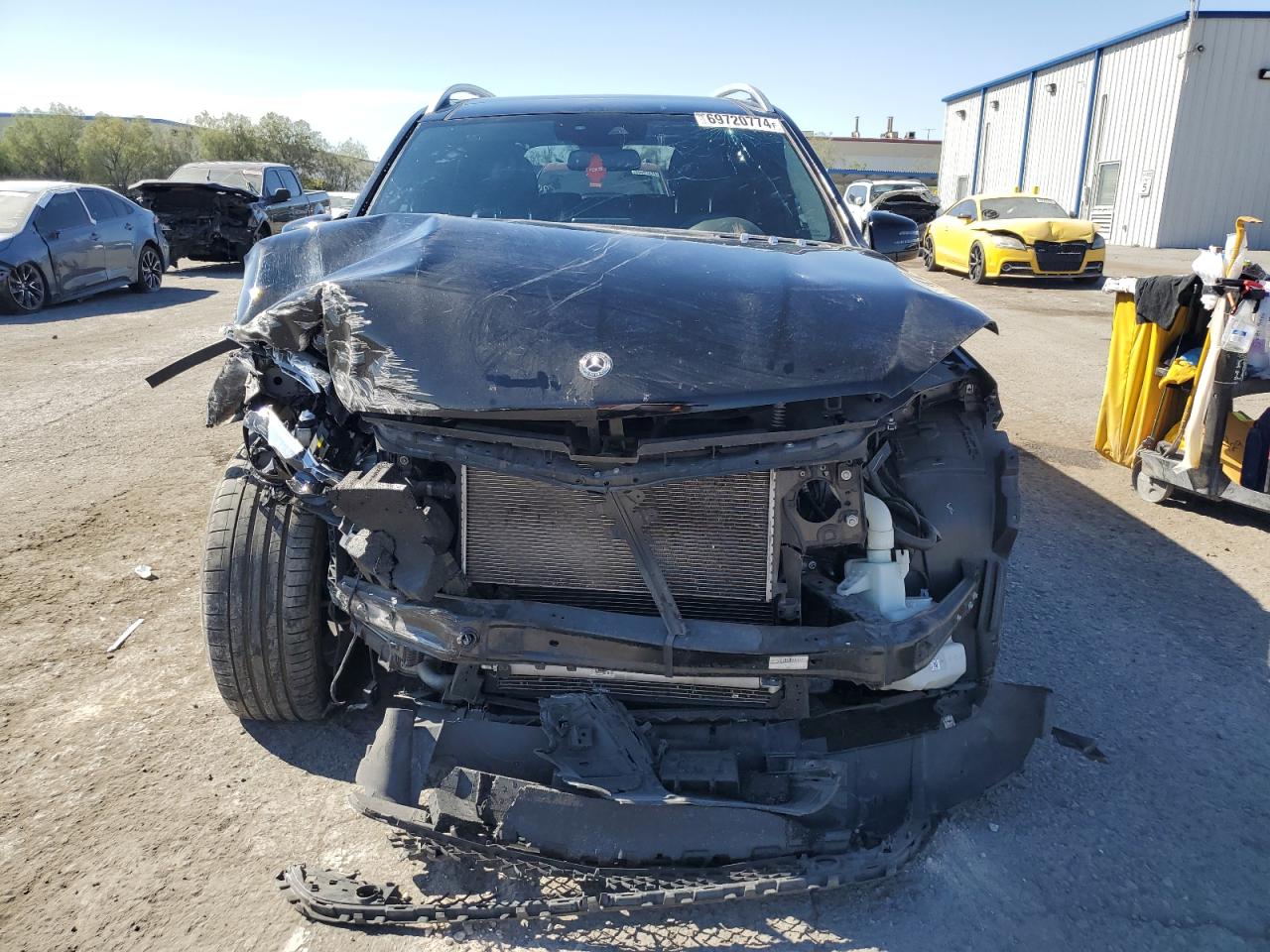 2018 Mercedes-Benz GLS-klasse VIN 4JGDF6EE9JB174707 Copart auction photo, front end damage thumbnail 5