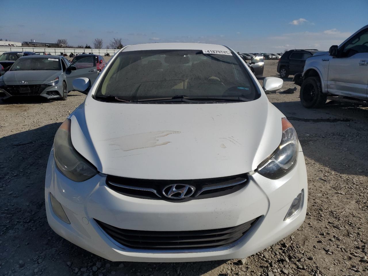 2013 Hyundai Elantra VIN 5NPDH4AEXDH278909 Copart auction photo, vandalism damage thumbnail 5
