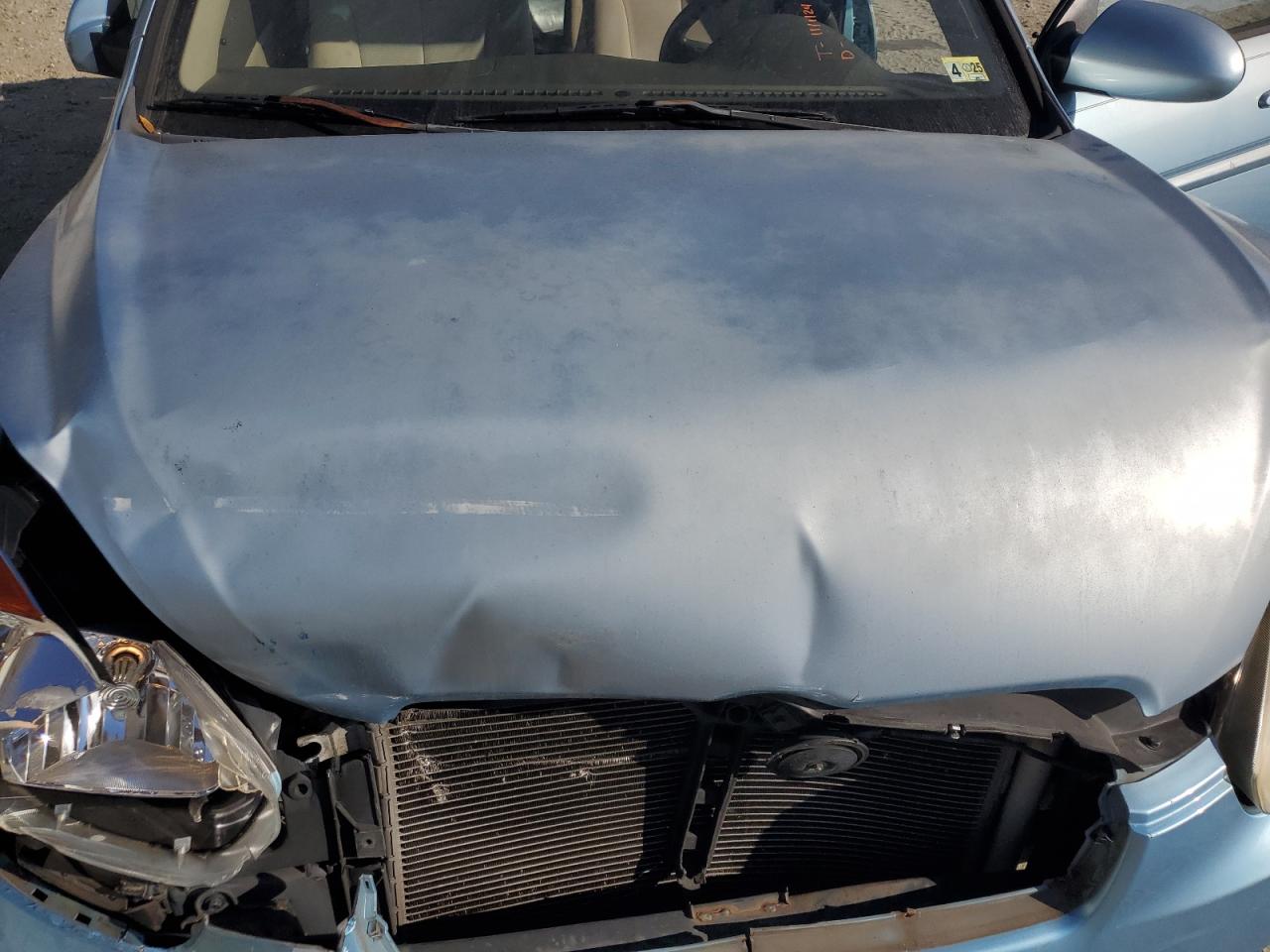 2008 Hyundai Accent VIN KMHCN46C38U261694 Copart auction photo, rear end / front end damage thumbnail 11
