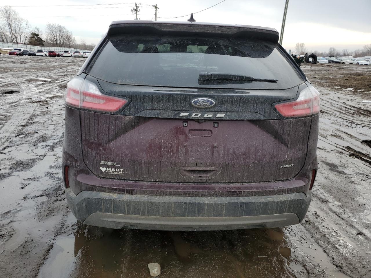 2021 Ford Edge VIN 2FMPK4J95MBA14005 Copart auction photo, front end damage thumbnail 6