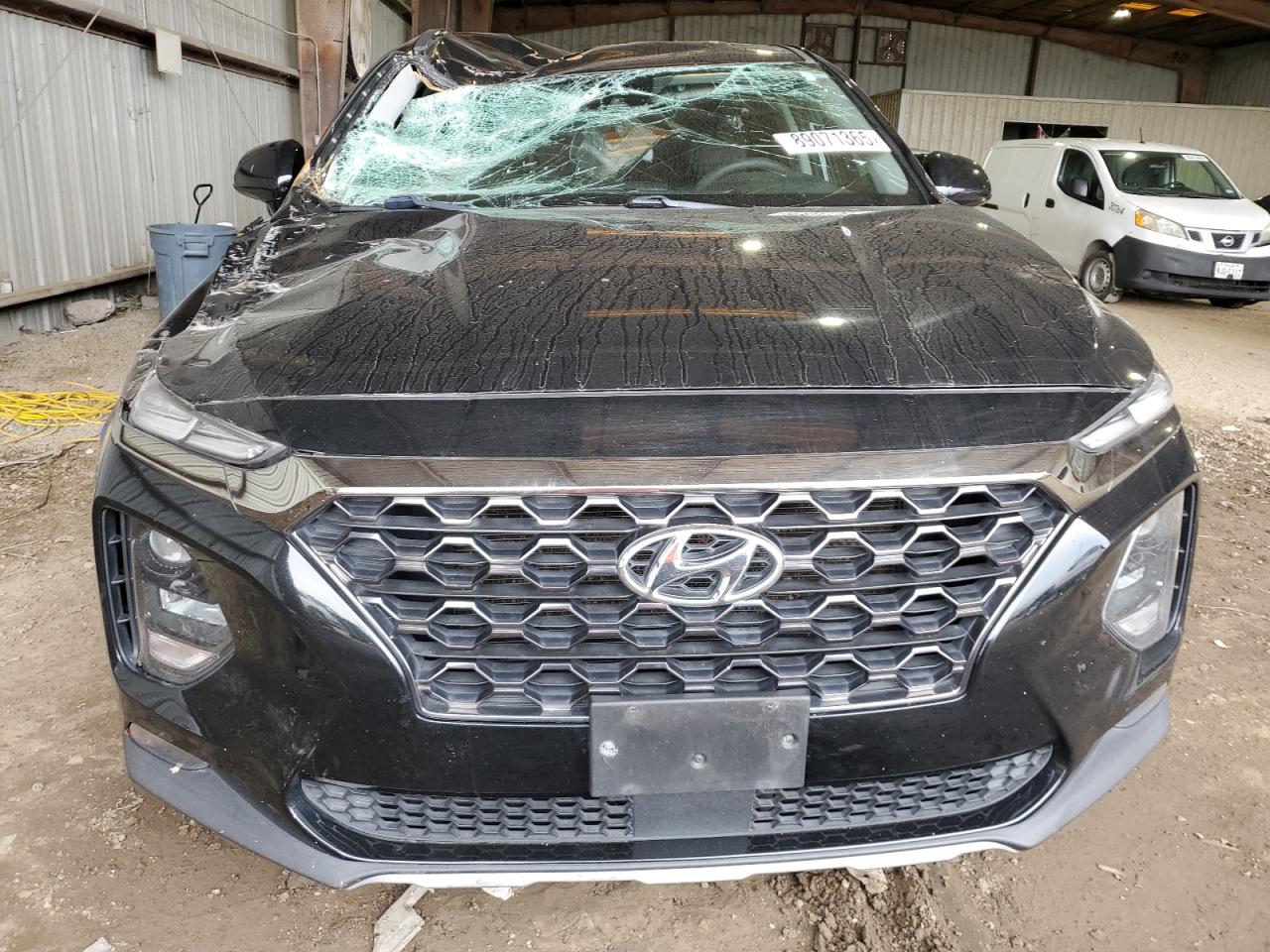 2019 Hyundai Santa Fe VIN 5NMS33ADXKH136190 Copart auction photo, top/roof / mechanical damage thumbnail 5
