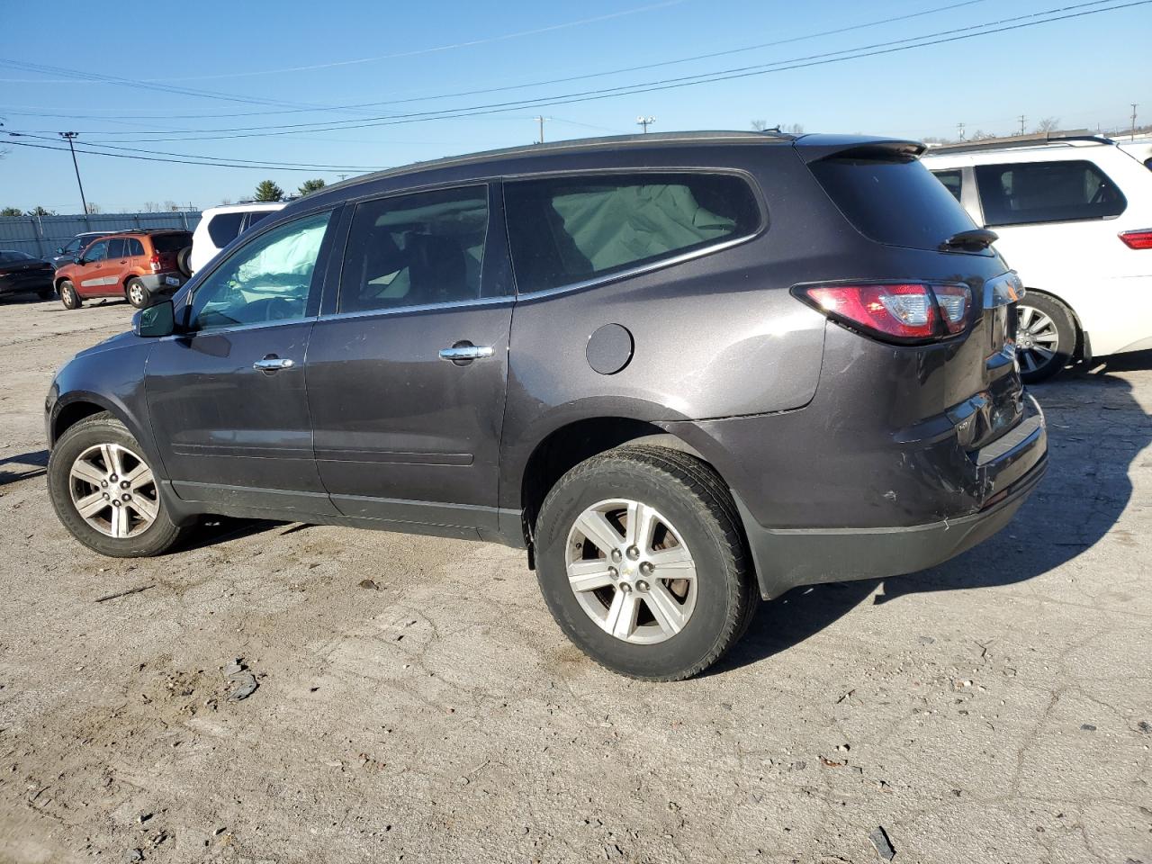 2014 Chevrolet Traverse VIN 1GNKVGKD2EJ286610 Copart auction photo, all over damage thumbnail 2