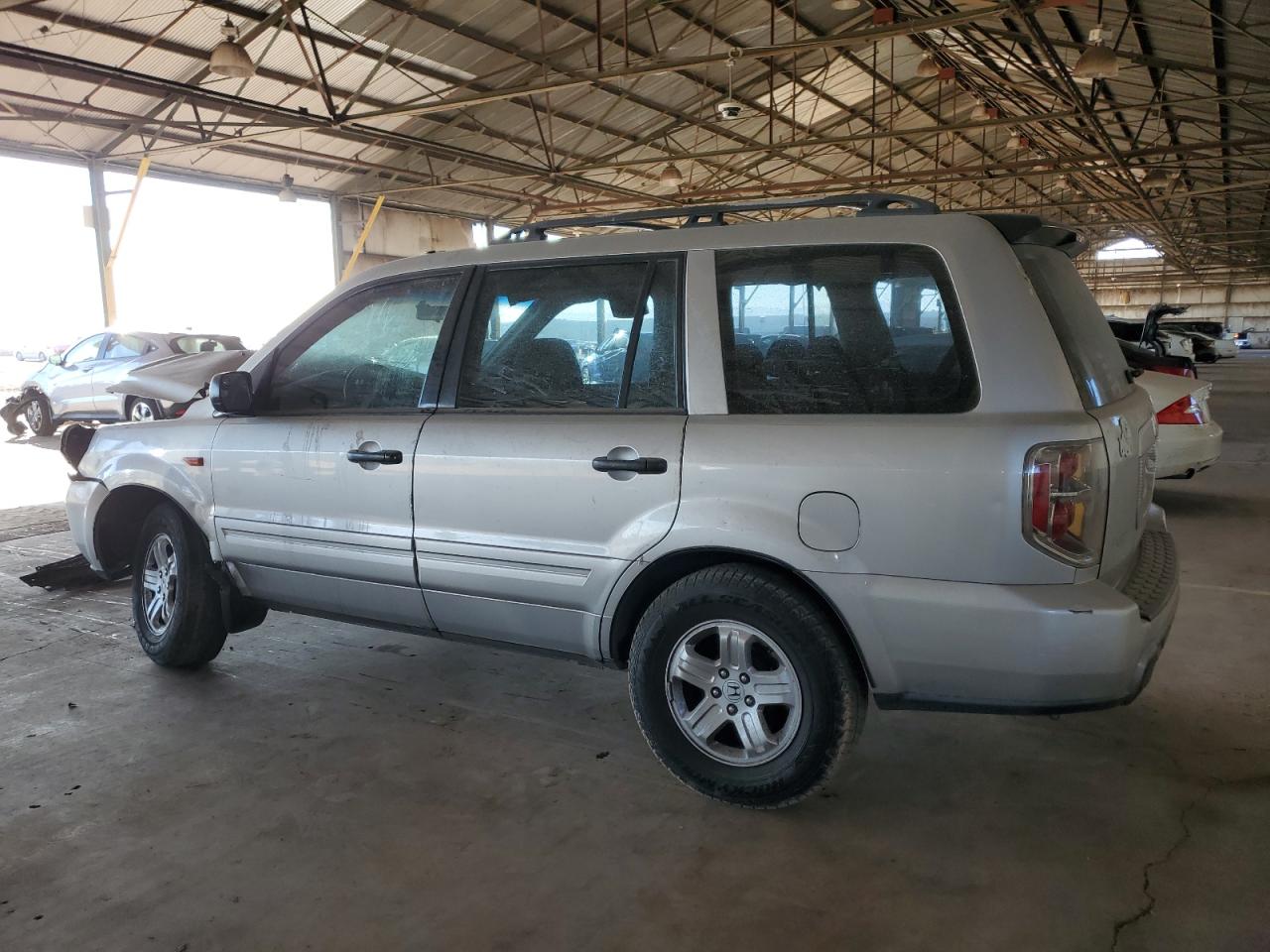 2006 Honda Pilot VIN 5FNYF281X6B036928 Copart auction photo, front end / mechanical damage thumbnail 2