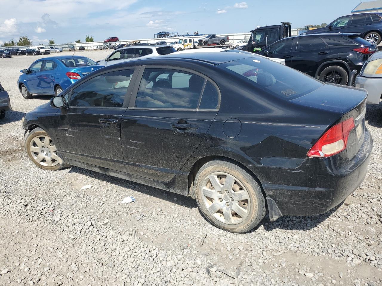 2010 Honda Civic VIN 19XFA1F55AE004280 Copart auction photo, front end damage thumbnail 2