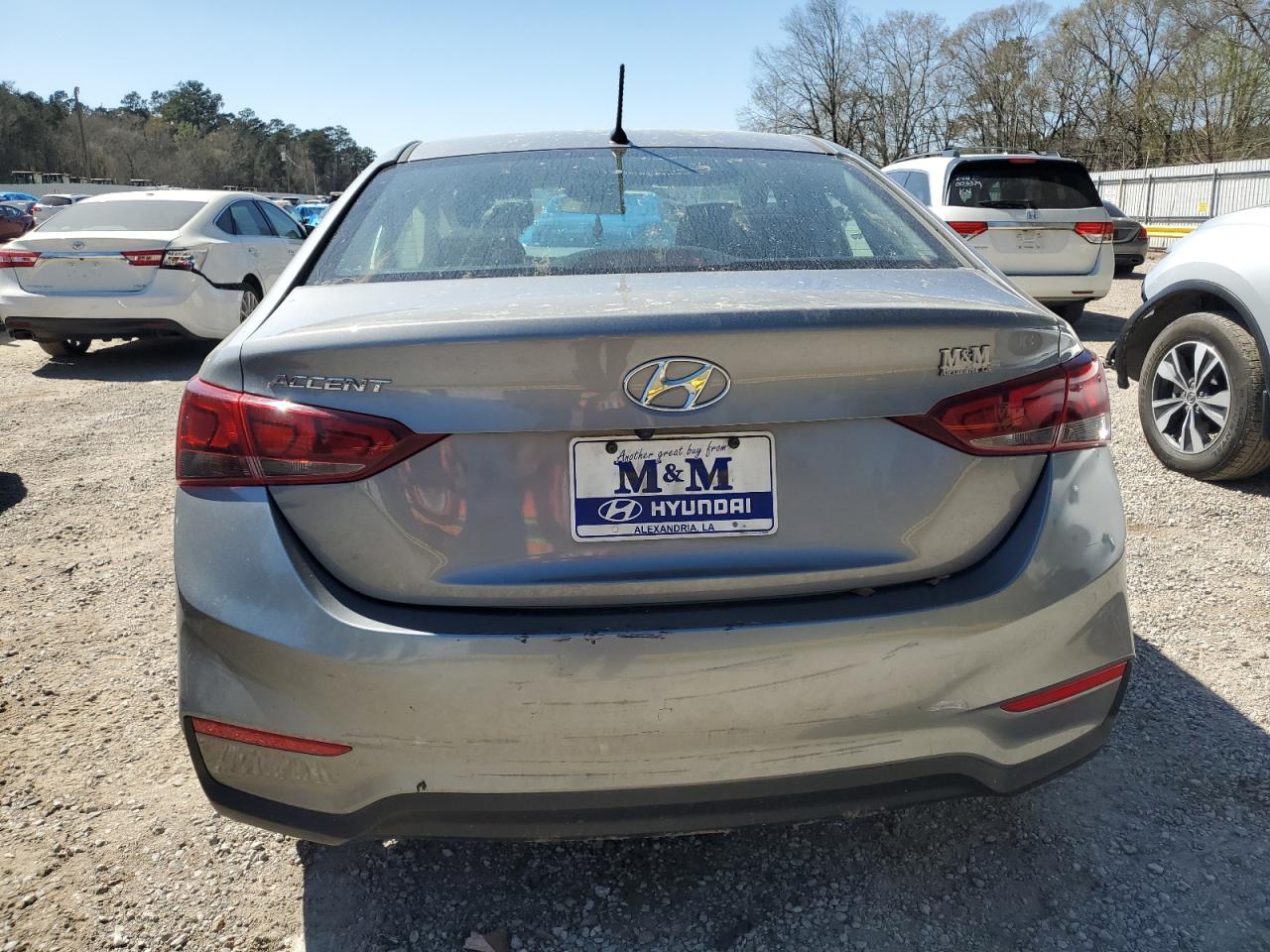 2022 Hyundai Accent VIN 3KPC24A69NE155811 Copart auction photo, front end damage thumbnail 6